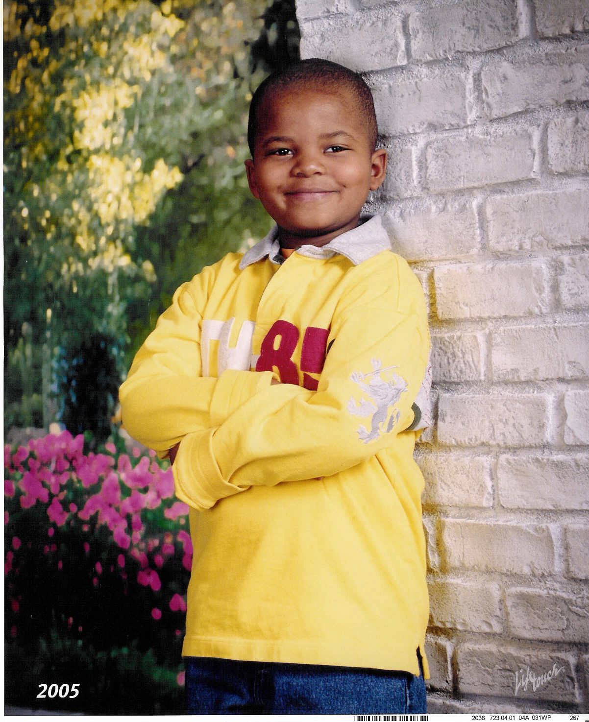 Patrick's son as a young boy